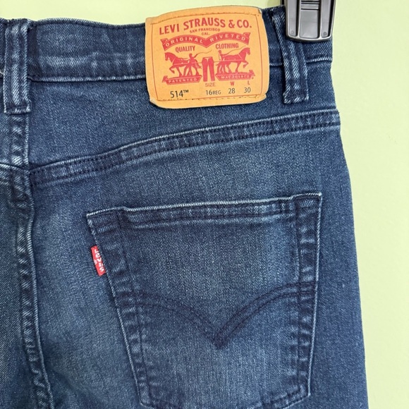 Levi's boys 514 jeans size 16 regular adjustable waist - Picture 4 of 9